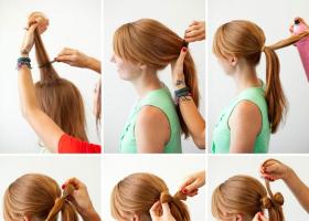 Ponytail hairstyle - original options with step-by-step description